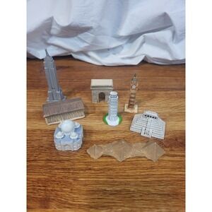 Lot Of 8 Safari Ltd Wonders Of The World Miniatures